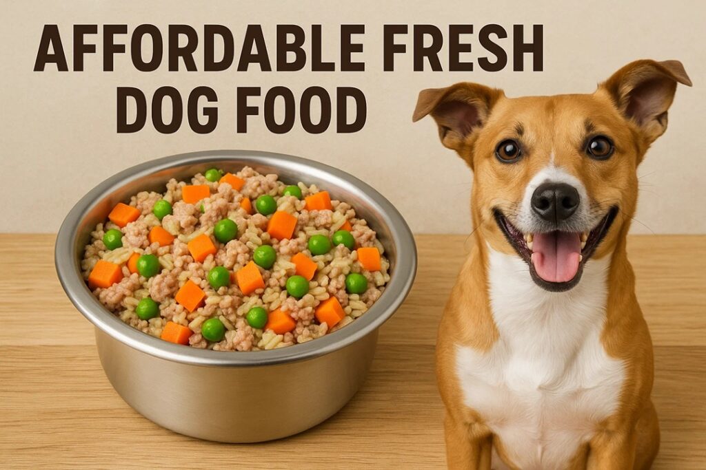 Affordable fresh dog food
